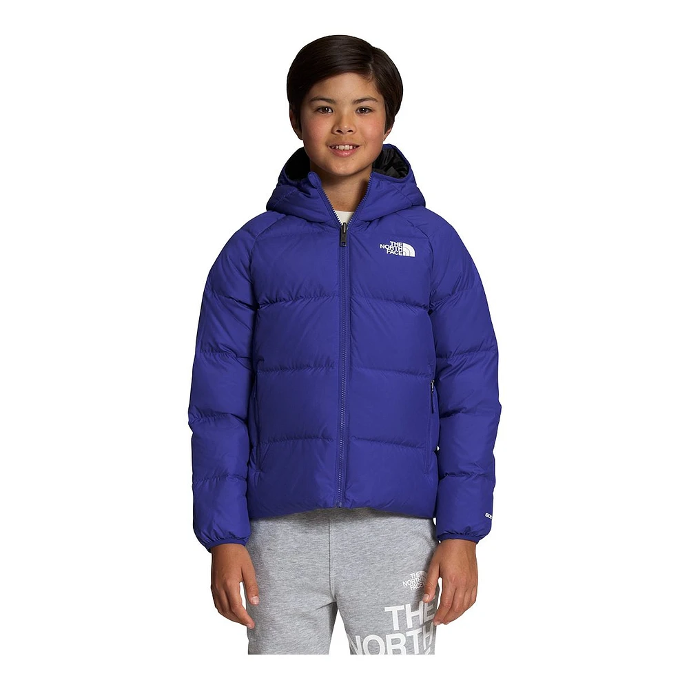 The North Face Boys' Reversible Down Hooded Jacket