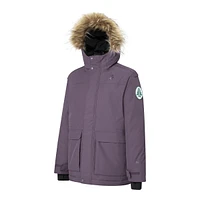 Woods Girls' Avens Winter Jacket/Parka, Kids', Down, Insulated, Waterproof, Hooded