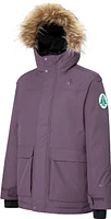 Woods Girls' Avens Winter Jacket/Parka, Kids', Down, Insulated, Waterproof, Hooded