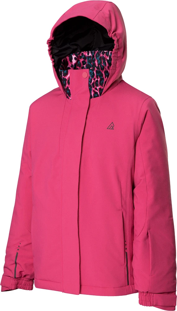 Ripzone Girls' Nutmeg Winter Jacket, Kids', Ski, Insulated, Hooded, Packable