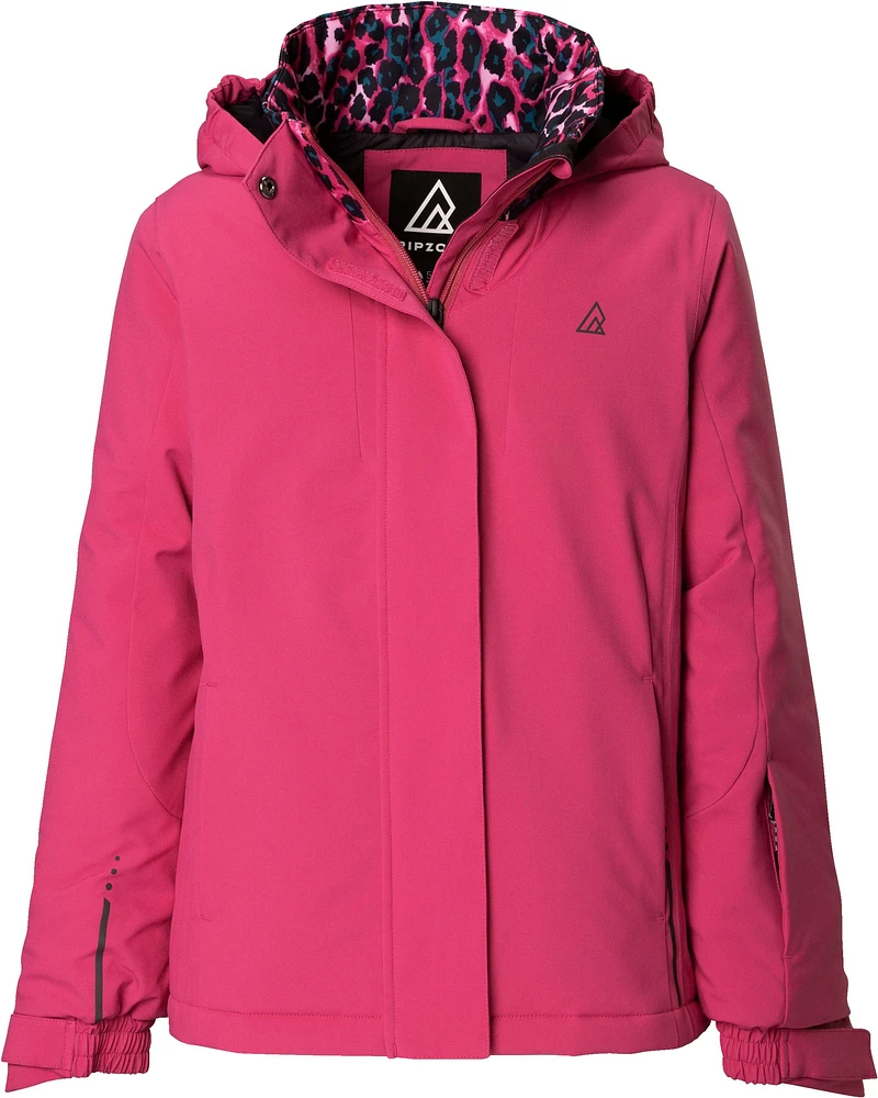 Ripzone Girls' Nutmeg Winter Jacket, Kids', Ski, Insulated, Hooded, Packable