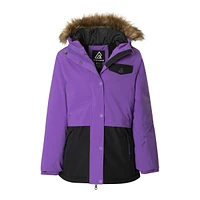 Ripzone Girls' Chipmunk Winter Jacket, Kids', Ski, Insulated, Hooded, Packable