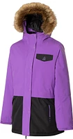 Ripzone Girls' Chipmunk Winter Jacket, Kids', Ski, Insulated, Hooded, Packable