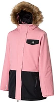 Ripzone Girls' Chipmunk Winter Jacket, Kids', Ski, Insulated, Hooded, Packable