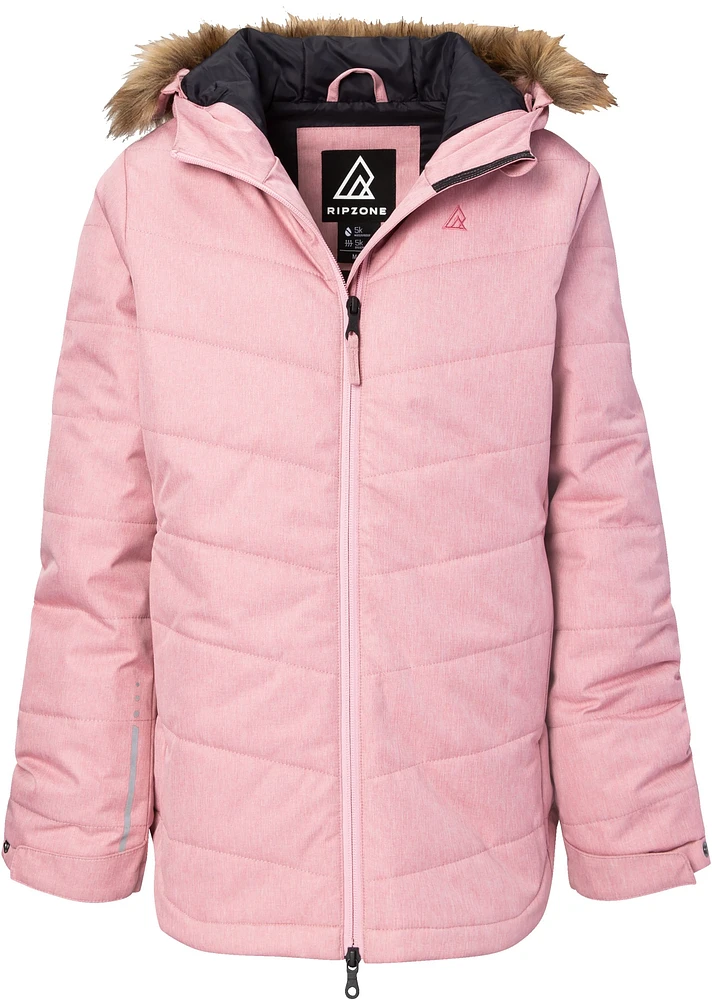 Ripzone Girls' Mars 2.0 Winter Jacket, Kids', Insulated, Hooded, Packable