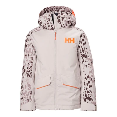 Helly Hansen Girls' Snowangel Winter Jacket, Kids', Ski, Insulated, Waterproof, Hooded