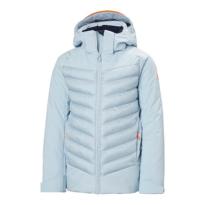 Helly Hansen Girls' Serene Winter Jacket, Kids', Ski, Insulated, Water-Repellent, Hooded