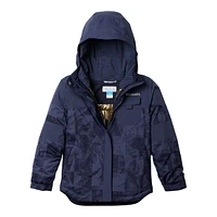 Columbia Girls' Mighty Mogul II Winter Jacket, Kids', Ski, Insulated, Waterproof, Hooded