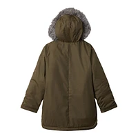 Columbia Girls' Suttle Mountain Long Winter Jacket, Kids', Insulated, Waterproof, Hooded