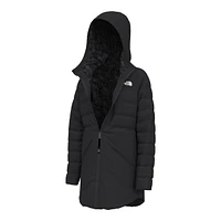 The North Face Girls' Mossbud Swirl Reversible Winter Jacket/Parka, Kids', Insulated, Hooded