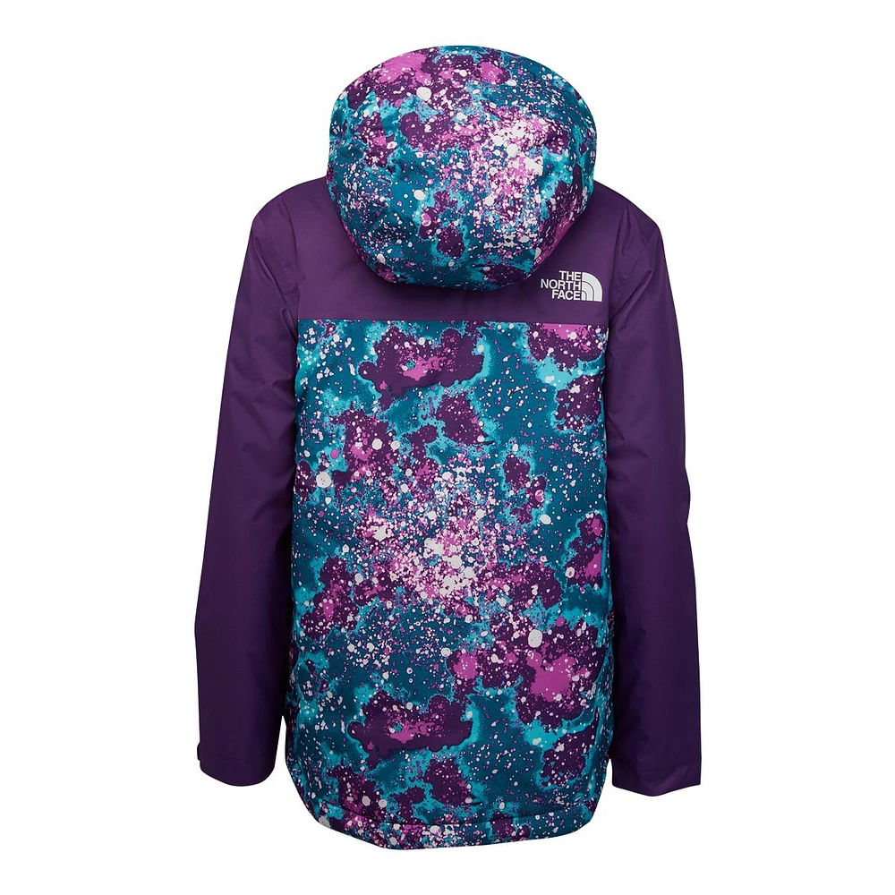 The North Face Girls' Snowquest Plus Winter Jacket, Kids', Insulated, Waterproof, Hooded