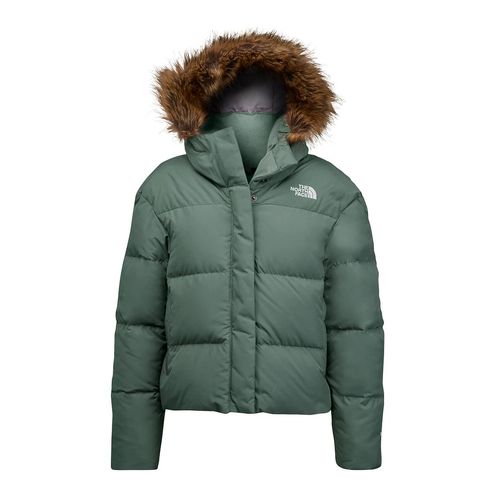 The North Face Girls' Dealio City Winter Jacket, Kids', Puffer, Insulated, Waterproof, Hooded