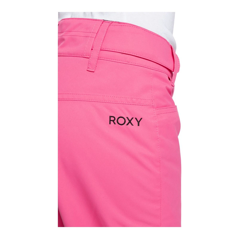 Roxy Kids' Backyard Snow Pants, Girls', Winter, Ski, Waterproof, Insulated