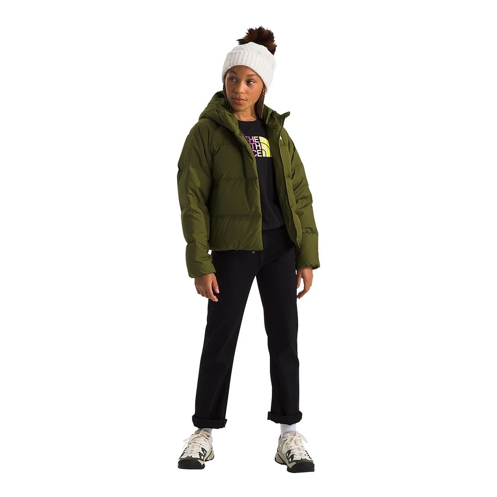 The North Face Girls' Down Hooded Jacket