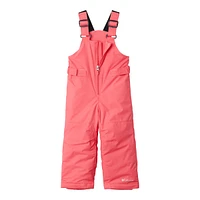 Columbia Kids' Toddler Snowslope II Bib Snow Pants, Girls', Winter, Ski, Waterproof