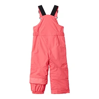 Columbia Kids' Toddler Snowslope II Bib Snow Pants, Girls', Winter, Ski, Waterproof