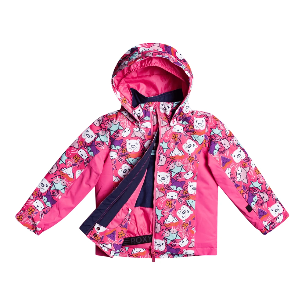 Roxy Girls' Toddler Snowy Tale Insulated Jacket