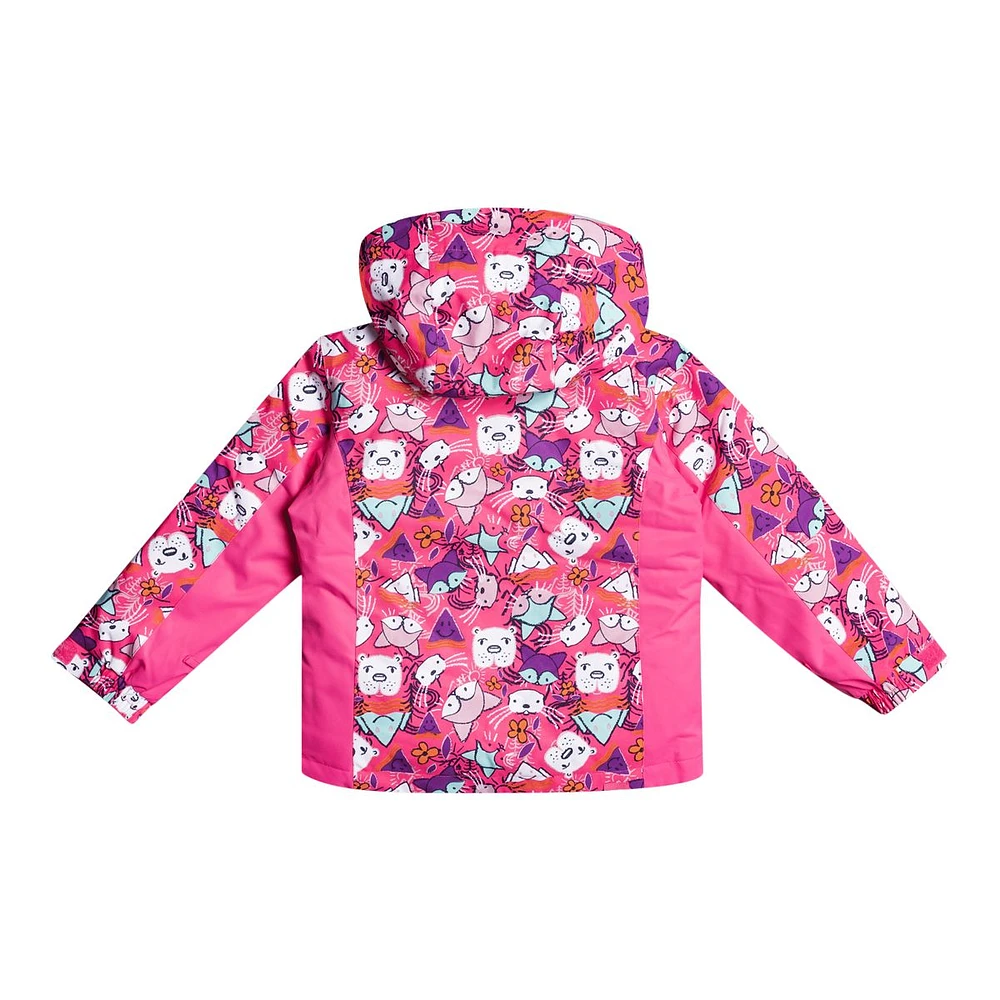 Roxy Girls' Toddler Snowy Tale Insulated Jacket