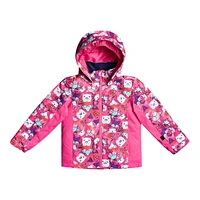 Roxy Girls' Toddler Snowy Tale Insulated Jacket