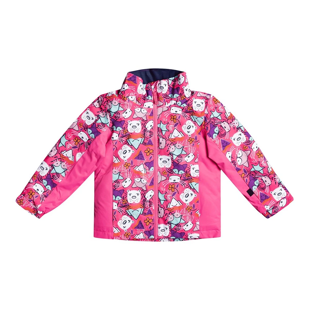 Roxy Girls' Toddler Snowy Tale Insulated Jacket