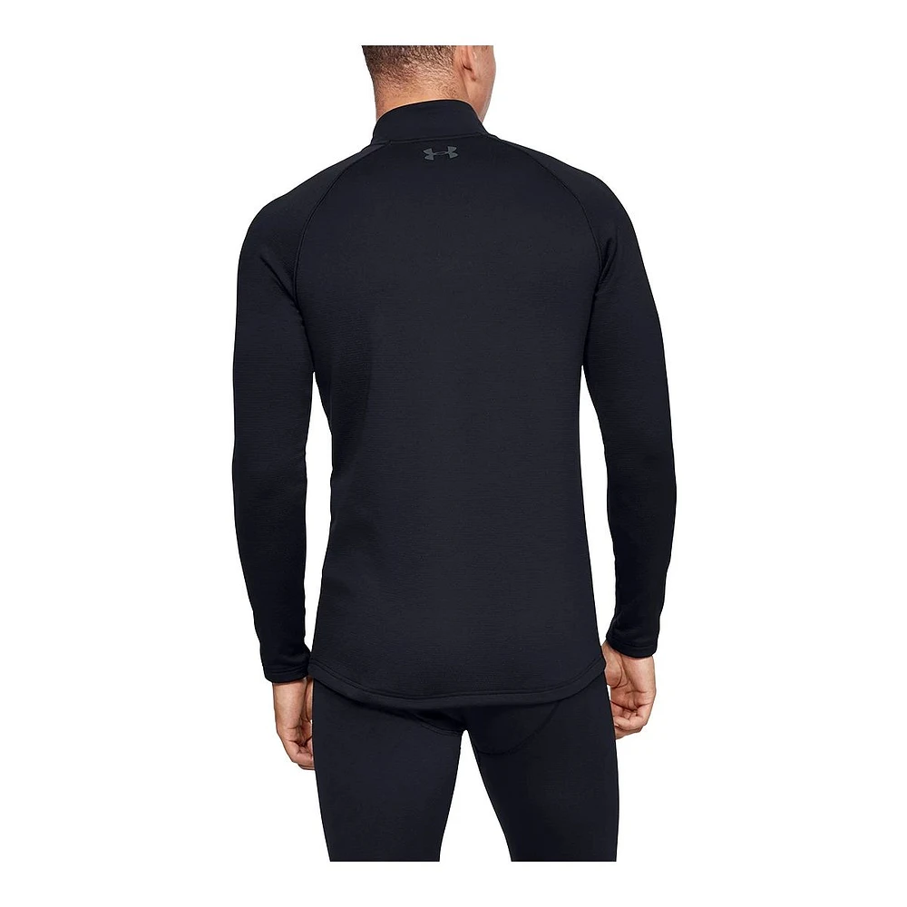 Under Armour Men's Packaged Base 4.0 1/2 Zip - Black