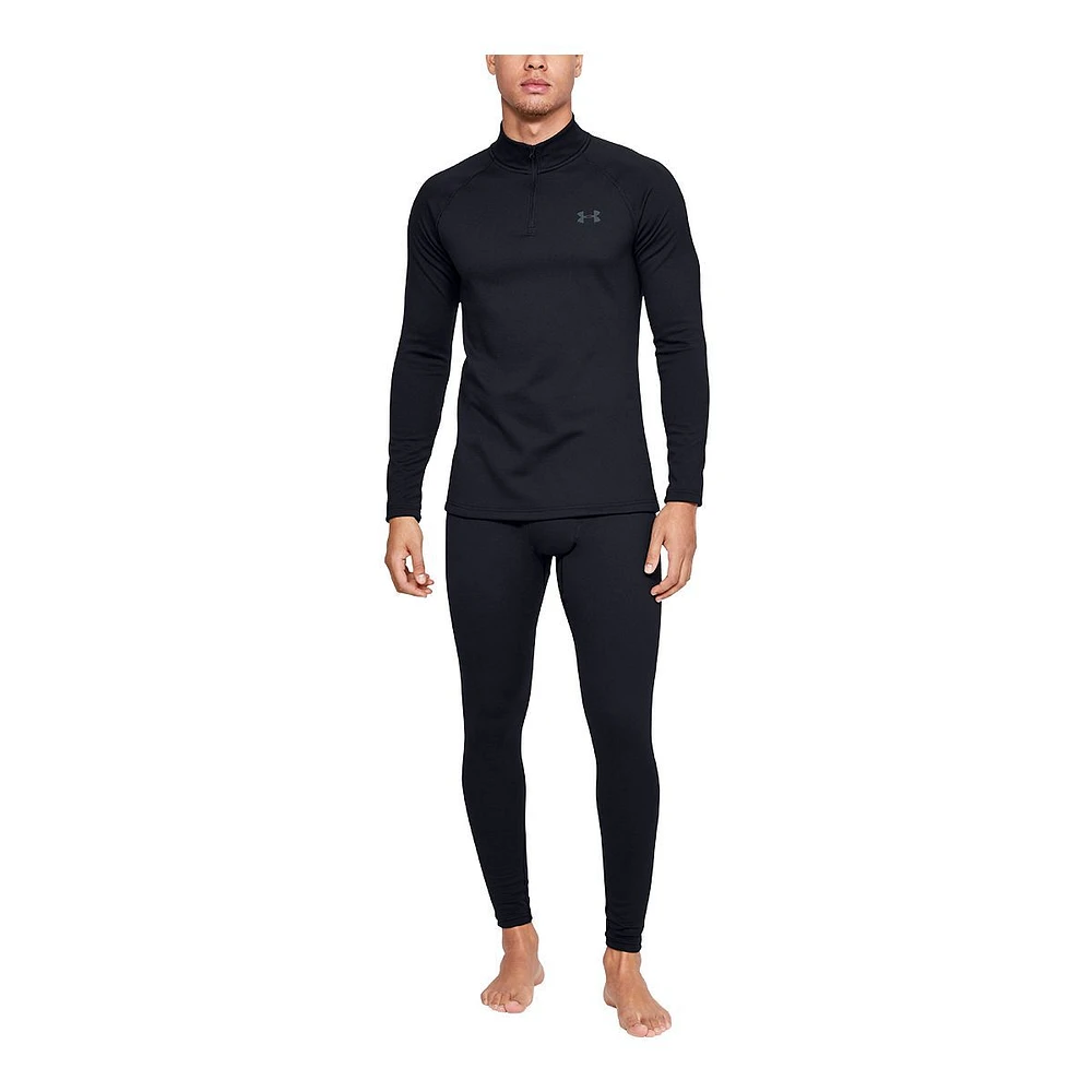 Under Armour Men's Packaged Base 4.0 1/2 Zip - Black