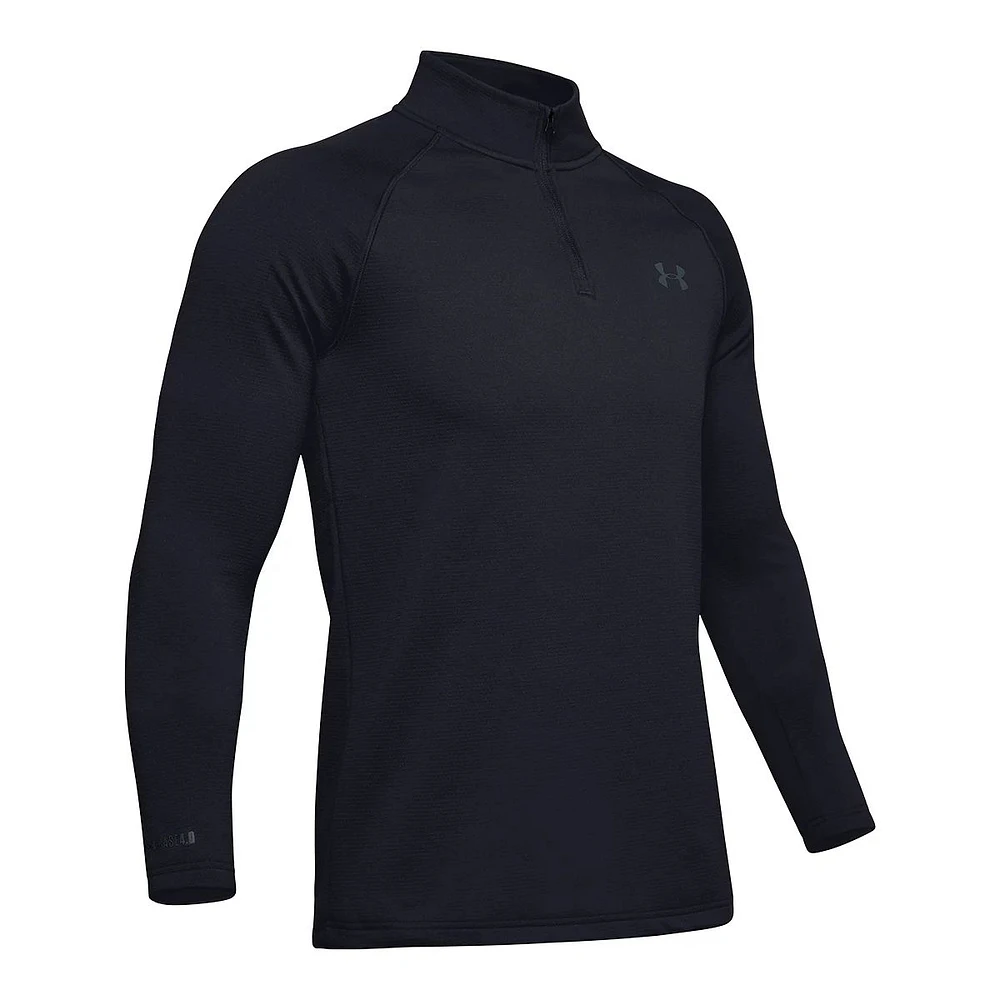 Under Armour Men's Packaged Base 4.0 1/2 Zip - Black