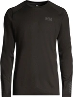 Helly Hansen Men's Lifa Active Crew - Black