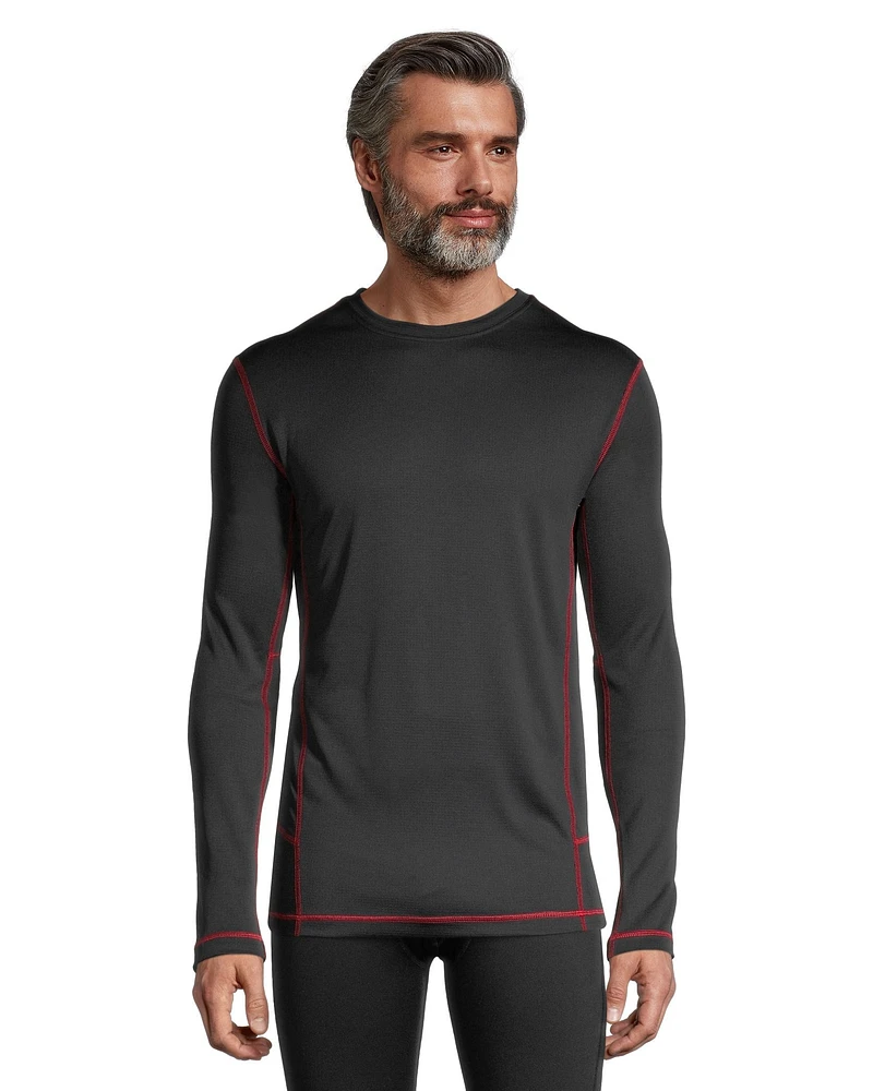 Ripzone Men's Poly Baselayer Crew Top