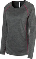 Ripzone Women's Poly Baselayer Crew Top - Charcoal