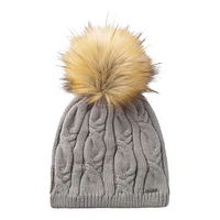 Ripzone Women's Mena Faux Fur Pom Toque