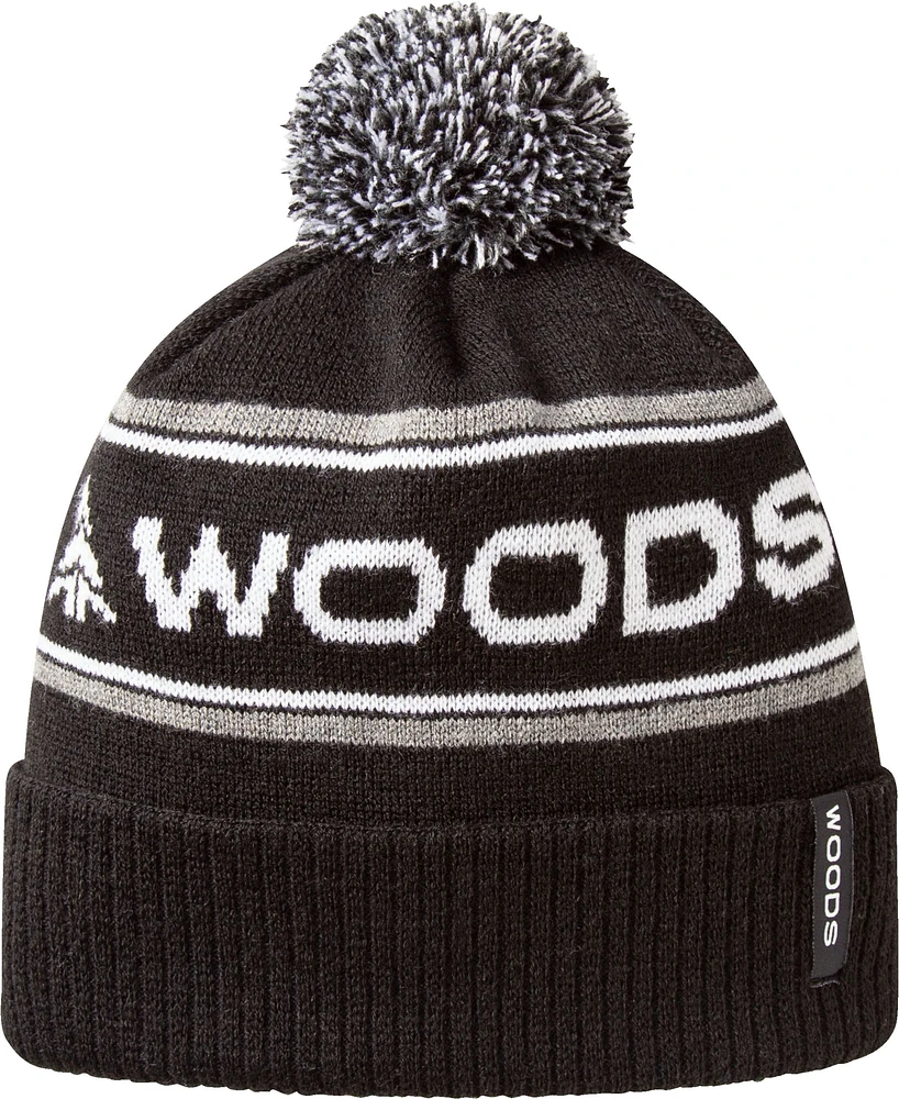 Woods Women's Adult Classic Pom Beanie