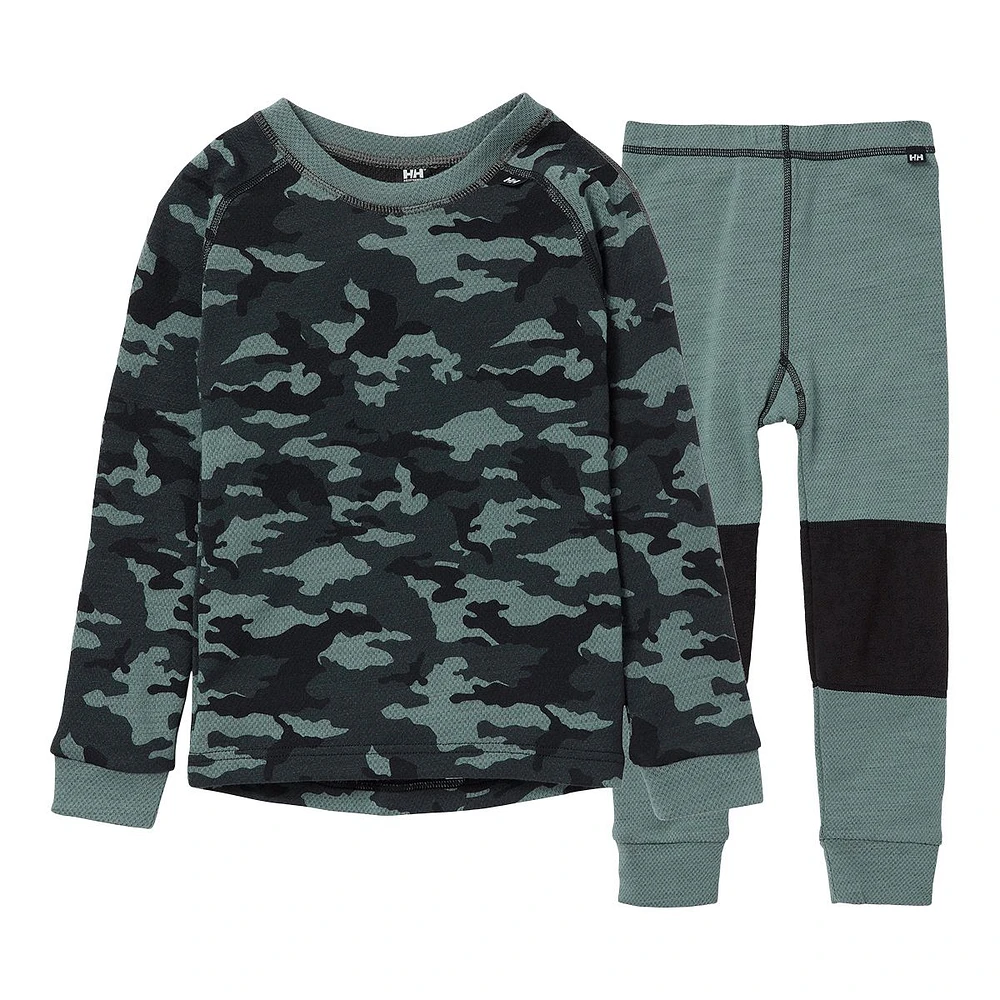 Helly Hansen Kids' Graphic LIFA® MERINO Baselayer Set