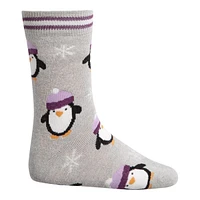 Ripzone Girls' Chalet Socks - Penguin Print