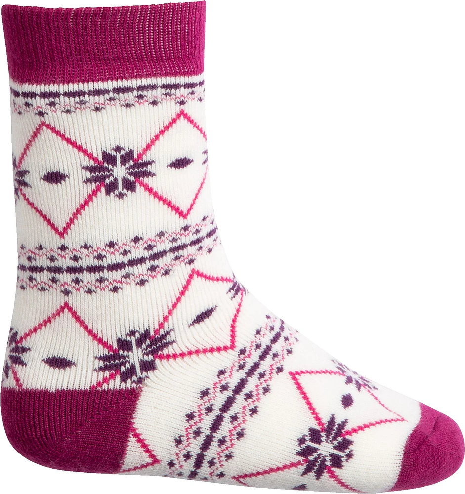 Ripzone Girls' 2 Layer Heat Socks - Pink/Purple