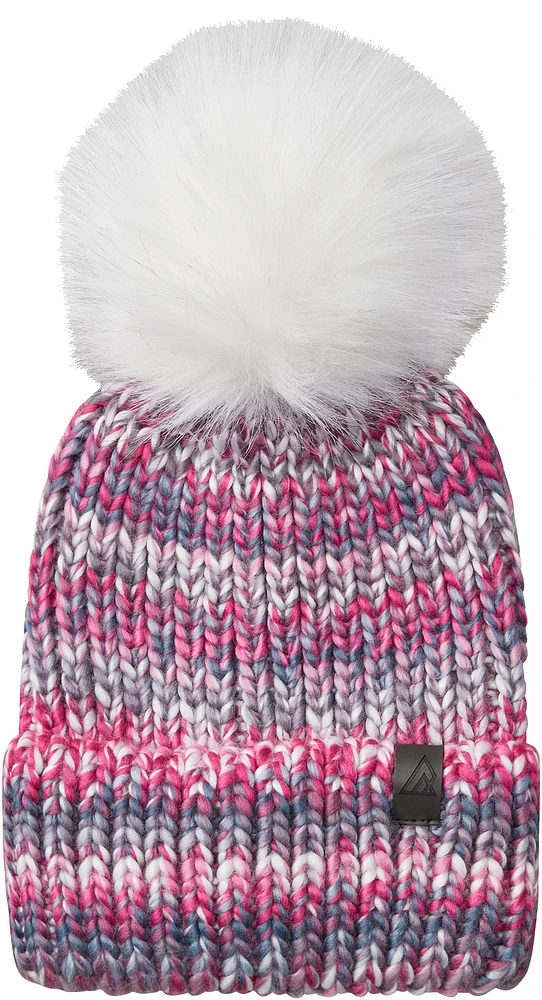 Ripzone Girls' Rainbow Pom Toque