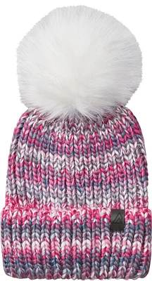 Ripzone Girls' Rainbow Pom Toque