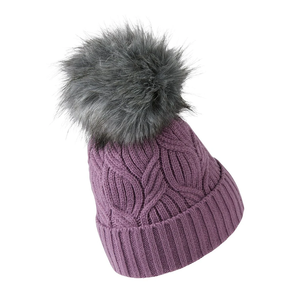 The North Face Youth Oh Mega Fur Pom Beanie