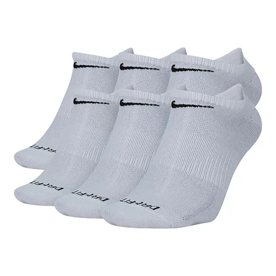 Nike Men's Everyday Plus No-Show Socks - 6 Pack