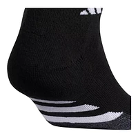 Adidas Men's 3-Stripe Cushion III Low Socks, Breathable, 3-Pack