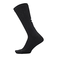 Under Armour Men's Training Cotton Crew Socks, Quick-Dry, 6-Pack