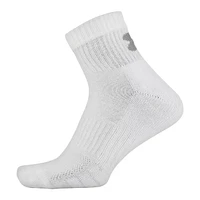 Under Armour Men's Training Cotton Quarter Socks, Quick-Dry, 6-Pack