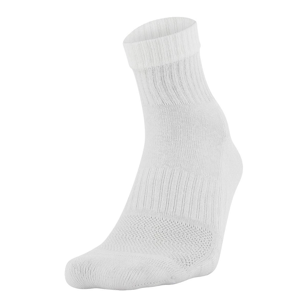 Under Armour Men's Training Cotton Quarter Socks, Quick-Dry, 6-Pack