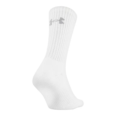 Under Armour Men's Charged Cotton 2.0 Crew Socks - 6 Pack