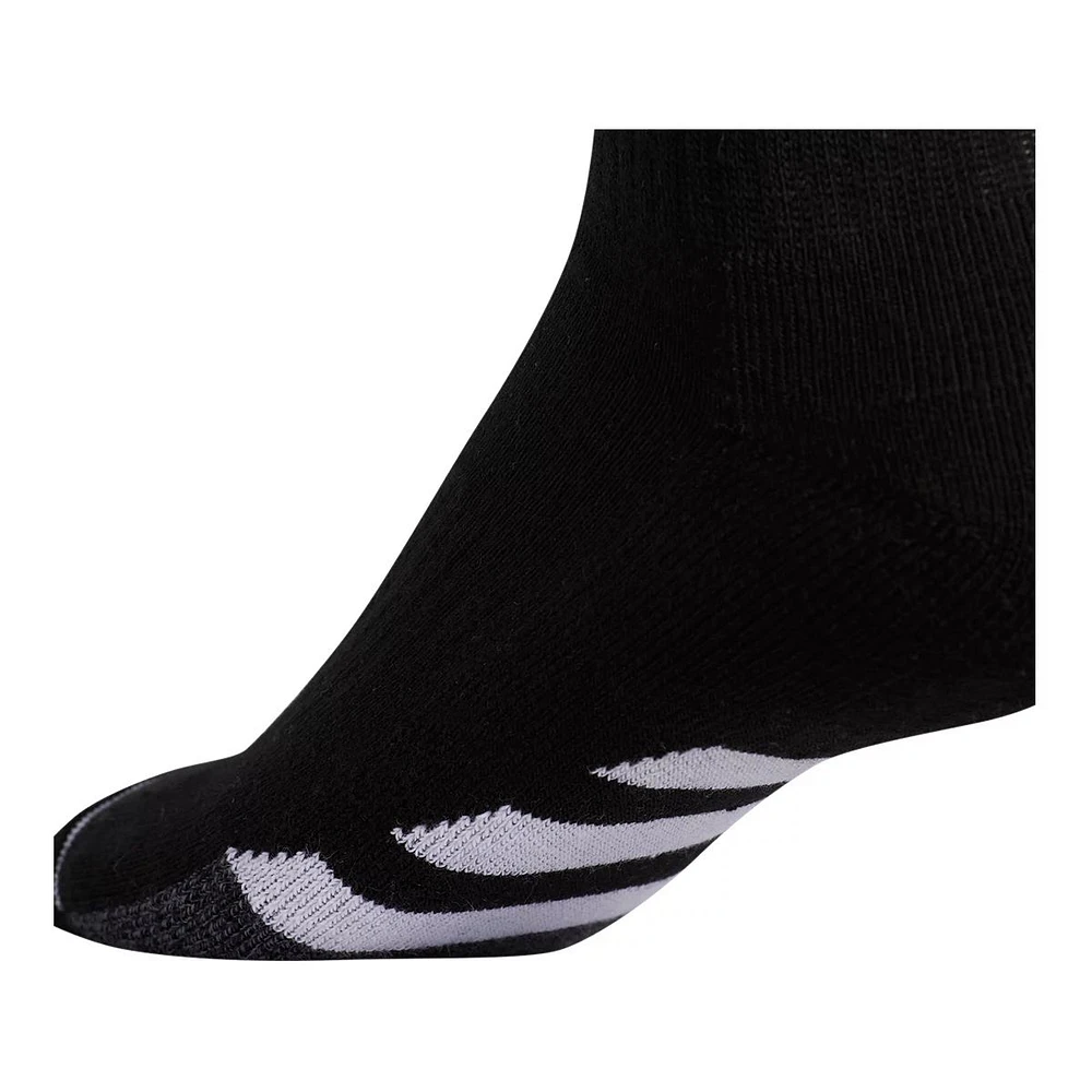 adidas Men's Cushioned II Crew Socks, Moisture-Wicking, 3-Pack