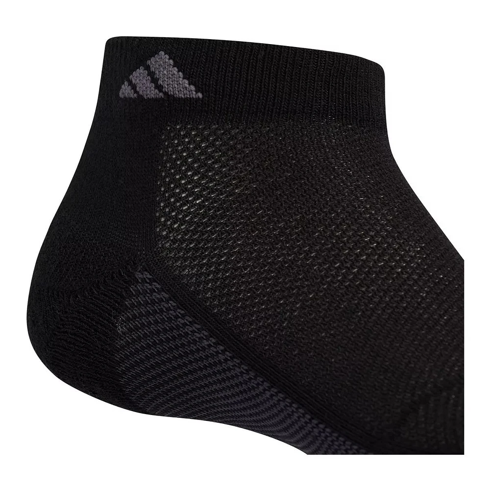 adidas Men's Stripe II Low Socks, Breathable, 3-Pack