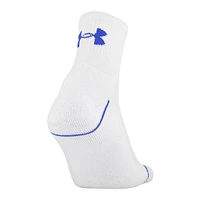 Under Armour Men's Phenom Athletic Crew Socks, Moisture-Wicking, 3-Pack