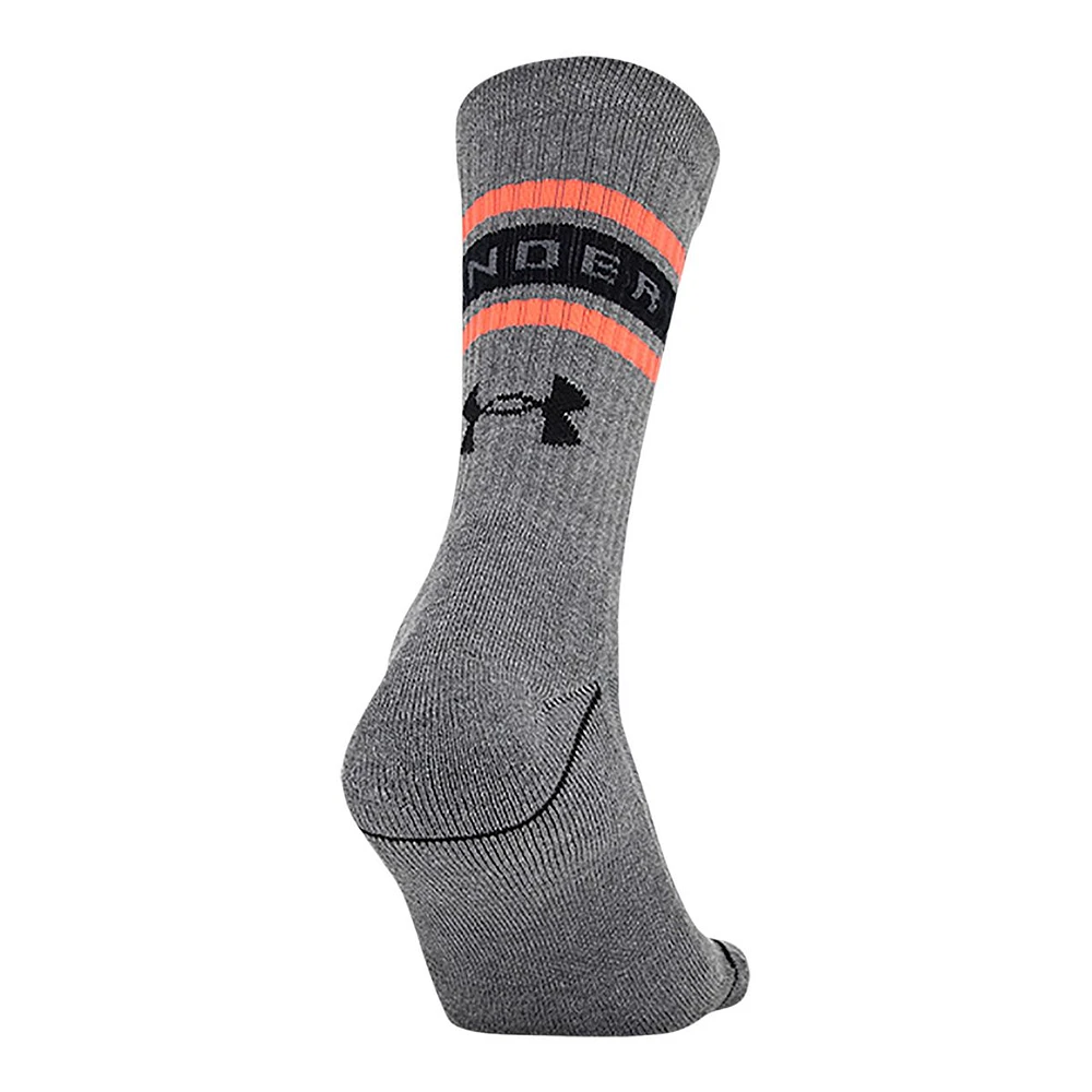 Under Armour Men's Phenom Crew Socks - 3 Pack