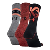 Under Armour Men's Phenom Crew Socks - 3 Pack