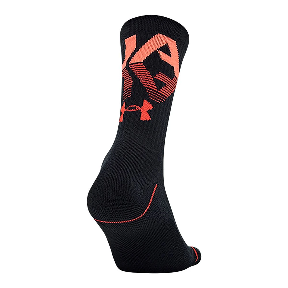 Under Armour Men's Phenom Crew Socks - 3 Pack